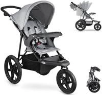 Moby-System Dreirad-Kinderwagen Jogging-Kinderwagen mit Luftreifen und Verdeck -