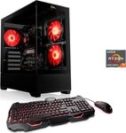 CSL AeroVision V24301 Gaming-PC (AMD Ryzen 7 5700G, 16 GB RAM, 500 GB SSD,