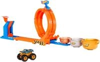 Hot Wheels Autorennbahn Hot Wheels Monster Trucks 2-in-1 Loop & Flip Challenge