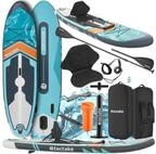 tectake SUP-Board Stand-Up Paddle Board 2in1, Belastbarkeit 200 kg, 288 x 77 x...