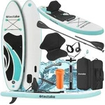 tectake SUP-Board Stand-Up Paddle Board 2in1, Belastbarkeit 200 kg, 288 x 77 x...