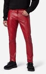 RICANO Lederhose No. 3 TR &ndash; Slim Fit Lederhose aus Lamm Leder im 5-Pocket-Stil