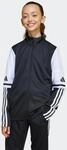 Trainingsjacke ADIDAS PERFORMANCE "SQUADRA 25 KIDS", Damen, Gr. 140, schwarz-wei&szlig;