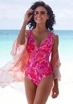 Vivance by Lascana Badeanzug Pretty mit V-Ausschnitt und modischem Paisleymuster