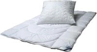 Beco Microfaserbettdecke + Kopfkissen Kuschelweich Bettwaren Set Ganzjahresdecke und