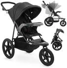 Moby-System Dreirad-Kinderwagen Jogging-Kinderwagen mit Luftreifen und Verdeck -