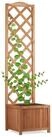 relaxdays Beistelltisch 2 in 1 Rankkasten aus Holz, L