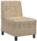 vidaXL Sofa, Sofa Stuhl mit Kissen Hellgrau 55 x 74 x 82 cm Faux Wildleder