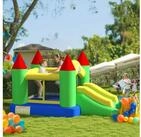 HOMCOM H&uuml;pfburg mit Gebl&auml;se, Rutsche, Trampolin, (Kinderh&uuml;pfburg, 1-tlg.,