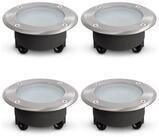 SSC-LUXon LED Gartenstrahler Bodeneinbaustrahler VISKOS rund Optik Edelstahl