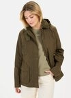 camel active Fieldjacket mit Cordkragen Langarm