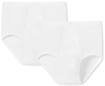 Slip SCHIESSER "Slip 2er Pack", Herren, Gr. XXL, wei&szlig;, Obermaterial: 100%...