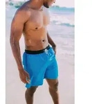 GUGGEN Mountain Badeshorts Badehose Herren Schnelltrocknende Badeshorts kariert