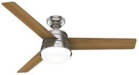 Hunter Deckenventilator Deckenventilator Finley L Nickel mit Licht &...