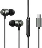 JOYROOM JR-EC06 USB-C In-Ear-Kopfh&ouml;rer &ndash; Grau - TPE-Kabel Kopfh&ouml;rer