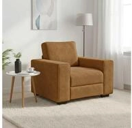 vidaXL Sofa, Sessel Braun 60 cm Samt