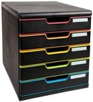 EXACOMPTA Briefablage Exacompta Modulo A4 Sw/Harlekin/Sw