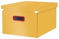 LEITZ Aufbewahrungsbox Click & Store Cosy Aufbewahrungsbox 18,5 l gelb 28,1 x...