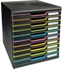 EXACOMPTA Briefablage Exacompta Modulo A4 Clc Sw/Harlekin