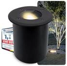 SSC-LUXon LED Gartenstrahler JUAVI Bodeneinbauleuchte IP67 schwarz mit GU10 3W