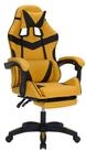 HTI-Living Drehstuhl Gaming Stuhl Krit Eco Gelb-Schwarz (St&uuml;ck, 1 St),...