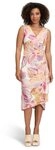 Cartoon Jerseykleid Damen mit Raffung Form