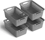 Pro Home Aufbewahrungskorb Modularer Kunststoffkorb Kunststoff Box (4 St),
