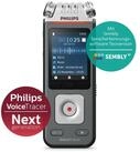 Philips DVT6115 Audiorecorder Digitales Diktierger&auml;t (96 kHz/24 Bit, Smartphone-App,