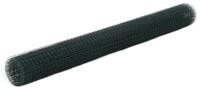 vidaXL Gartenzaun Drahtzaun Stahl mit PVC-Beschichtung 25x1,5 m Gr&uuml;n, (1-St)