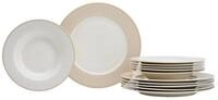Ritzenhoff & Breker Tafelservice Geo Tafelservice 12er Set (12-tlg), 6 Personen,
