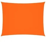 vidaXL Sonnensegel Sonnensegel Oxford-Gewebe Rechteckig 5x6 m Orange, (1-tlg)