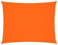 vidaXL Sonnensegel Sonnensegel Oxford-Gewebe Rechteckig 4x5 m Orange, (1-tlg)