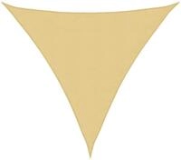 vidaXL Sonnensegel Sonnensegel Sandfarbe 3x3x3 m 100% Polyester Oxford, (1-tlg)