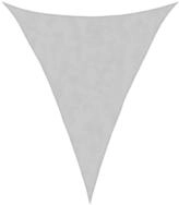 vidaXL Sonnensegel Sonnensegel Hellgrau 3x4x4 m 100% Polyester Oxford, (1-tlg)