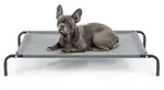 lionto Hundebett erh&ouml;ht, Outdoor Hundeliege, Mesh-Material, bequem, luftig &