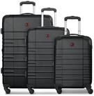 Wenger Trolleyset Amplar Evo, 4 Rollen, (3-teilig, 3 tlg), ABS