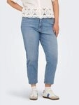 ONLY CARMAKOMA High-waist-Jeans CAREMILY STRETCH HW STR ANK DNM CRO1 NOOS blau...