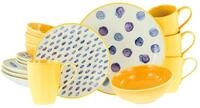 CreaTable Kombiservice Maisie Bunt, Kombi-Service 16-tlg (16-tlg), 4 Personen,