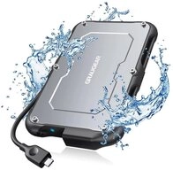 GRAUGEAR Festplatten-Geh&auml;use USB Type-C externes Geh&auml;use f&uuml;r 2,5&ldquo; SATA SSD,