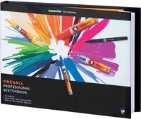 MOLOTOW Zeichenpapier Professional Sketchbook One4All A5 quer 205 g/qm 40 Blatt