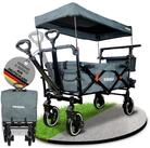 Frosal Bollerwagen Paul faltbar grau Premium Handwagen f&uuml;r Kinder, faltbar grau