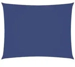vidaXL Sonnensegel Sonnensegel Oxford-Gewebe Rechteckig 6x8 m Blau, (1-tlg)