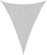 vidaXL Sonnensegel Sonnensegel Hellgrau 4x5x5 m 100% Polyester Oxford, (1-tlg)