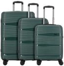 D&N Trolleyset Travel Line 4300, 4 Rollen, (3-teilig, 3 tlg), Polypropylen