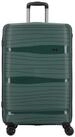 D&N Koffer Travel Line 4300 - 4-Rollen-Trolley L 76 cm (dunkelgr&uuml;n), 4 Rollen