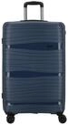 D&N Koffer Travel Line 4300 - 4-Rollen-Trolley L 76 cm (dunkelblau), 4 Rollen