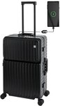 Travelhouse Hartschalen-Trolley Roma, 4 Rollen, mit USB und Getr&auml;nkehalter