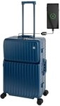 Travelhouse Hartschalen-Trolley Roma, 4 Rollen, mit USB und Getr&auml;nkehalter