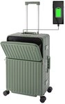 Travelhouse Hartschalen-Trolley Roma, 4 Rollen, mit USB und Getr&auml;nkehalter