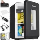 tectake K&uuml;hlbox Tragbarer 2 in 1 Mini-K&uuml;hlschrank, 27 x 31 x 41 cm, 14 l,...